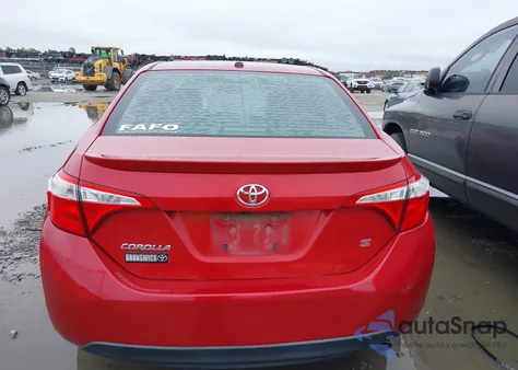 2015 Toyota Corolla S Plus from USA, damaged, VIN 2T1BURHE9FC308333